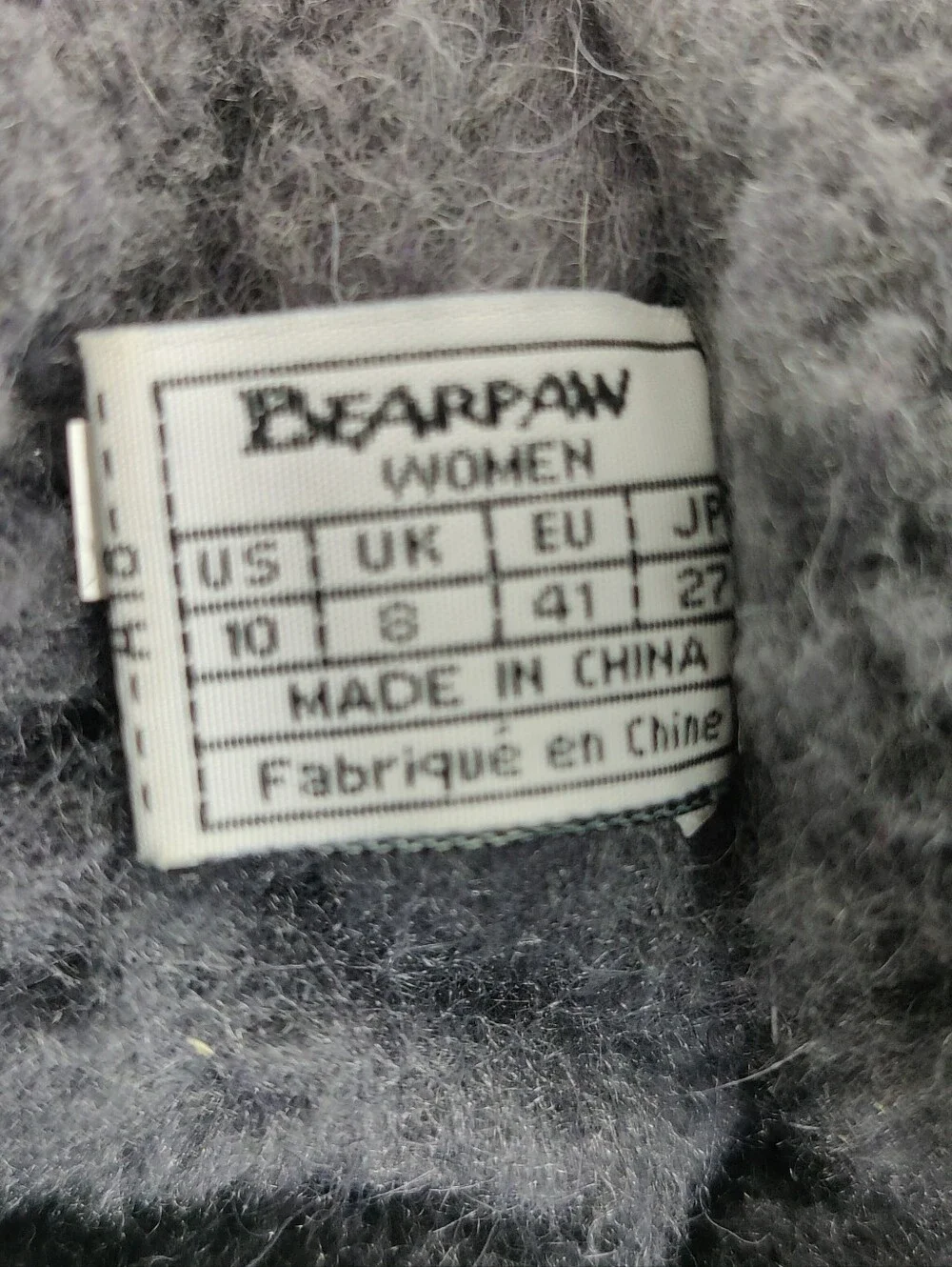 BearPaw Women's Grey Suede Tie Up Bow Winter Boots, Sz 10